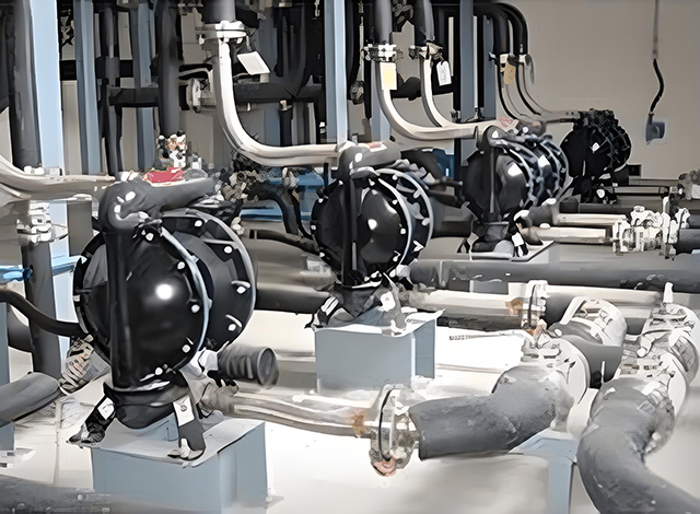 Soluções da série RVE32 em bombas de diafragma